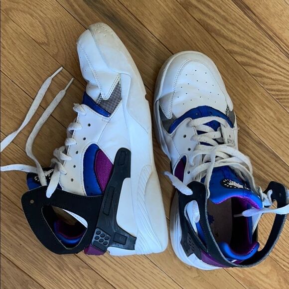 Nike Air Flight Huarache PRM QS 686203-100 siz 8.5 - Picture 5 of 10